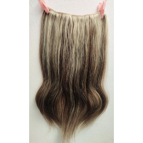 Color 4-613 55cm one piece 120g High quality Indian remy clip in hair