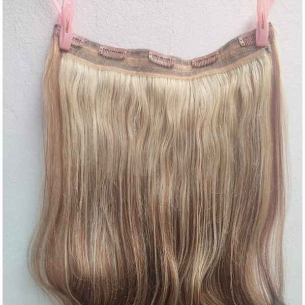 Color 8-613 45cm one piece 120g High quality Indian remy clip in hair