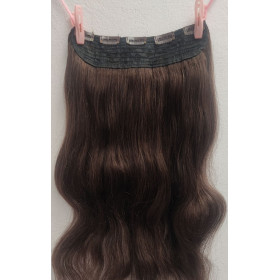 Color 2-4 50cm one piece 120g High quality Indian remy clip in hair