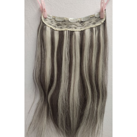 Color 7A60 45cm one piece 120g High quality Indian remy clip in hair