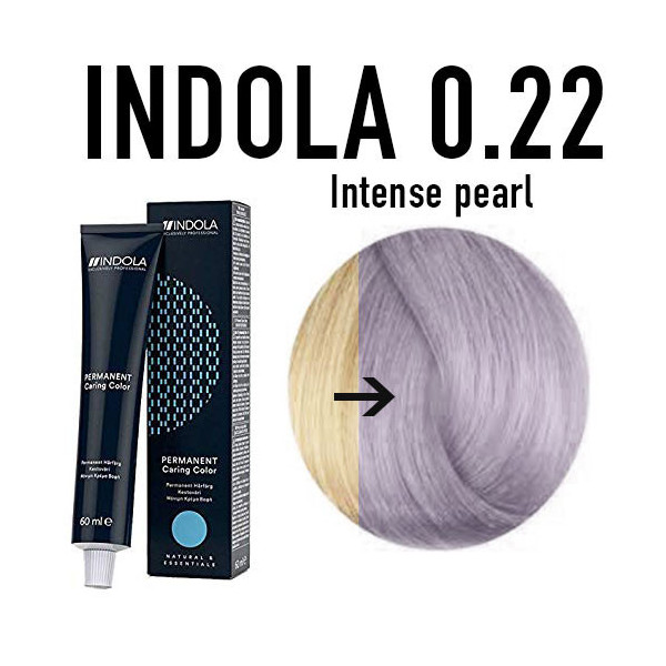 0.22 Creator intense pearl (anti-yellow) Indola Professional permanent color 60ml +60ml 20vol developer
