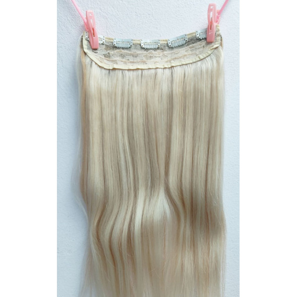 Color 16H613 55cm one piece 120g High quality Indian remy clip in hair