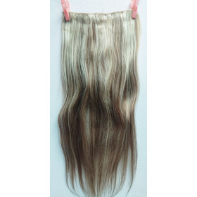 Color 12-613 60cm one piece 120g High quality Indian remy clip in hair
