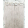 Color 60 55cm 3pc 120g High quality Indian remy clip in hair