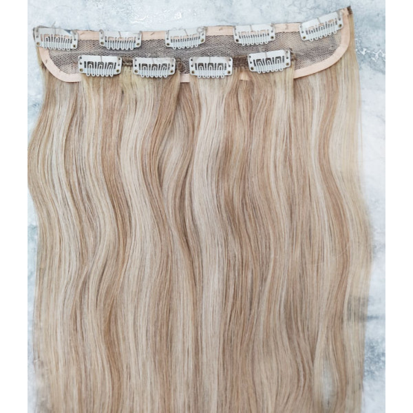 Color 18-22 50cm 3pc 120g High quality Indian remy clip in hair