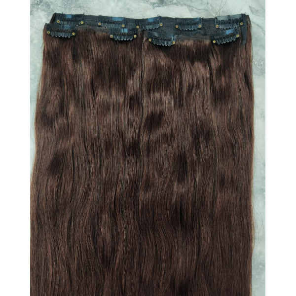 Color 2-4 50cm 3pc 120g High quality Indian remy clip in hair