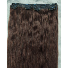 Color 2-4 55cm 3pc 120g High quality Virgin Indian remy clip in hair