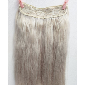 Color 14A60 60cm 110g 100% Indian remy Halo extensions