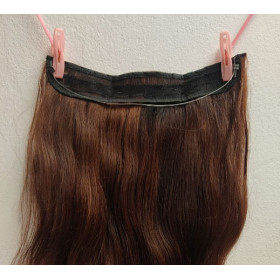 Color 6 40cm 60g basic 100% Indian remy Halo extensions