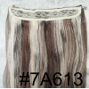 Color 7A613 50cm 60g basic 100% Indian remy Halo extensions