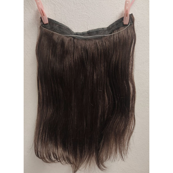 Color 2 30cm 60g basic 100% Indian remy Halo extensions