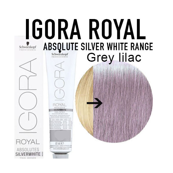 Igora Royal Professional Absolutes Grey lilac -60ml +60ml 20vol developer