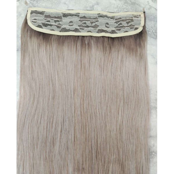 Rooted blonde ombre T8A18 40cm 60g basic 100% Indian remy Halo extensions