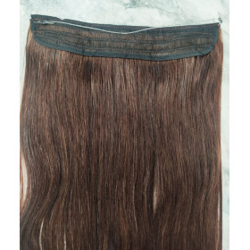 Color 4 50cm 60g basic 100% Indian remy Halo extensions
