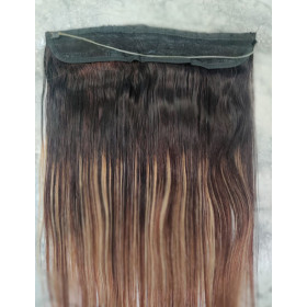 Color 1B-27 ombre 45cm 60g basic 100% Indian remy Halo extensions