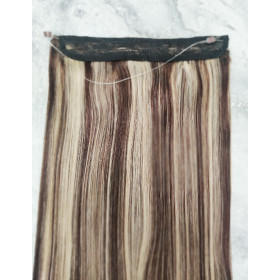 Color 4-613 50cm 60g basic 100% Indian remy Halo extensions