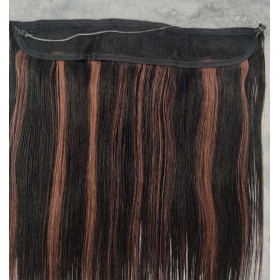 Color 1B-33 35cm 60g basic 100% Indian remy Halo extensions