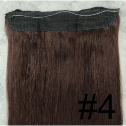 Color 4 30cm 60g basic 100% Indian remy Halo extensions