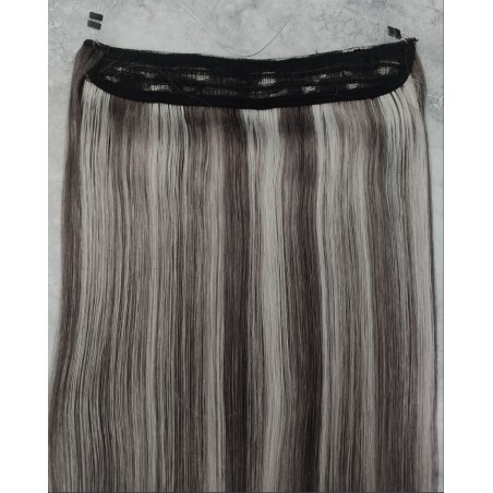 Color 7A60 50cm 60g basic 100% Indian remy Halo extensions