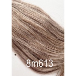 Color 8M613 50cm 110g 100% Indian remy Halo extensions