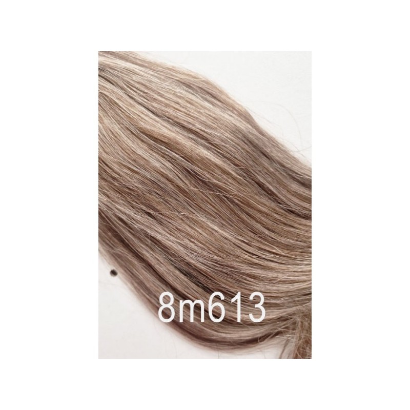 Color 8M613 50cm 110g 100% Indian remy Halo extensions