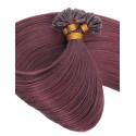 Colors 99J 50cm U tip Indian remy human hair (10 strands)