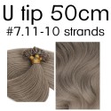Colors 7.11 50cm U tip European remy human hair (10 strands)