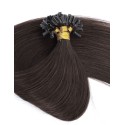 Color 2 60cm U tip Indian remy human hair (10 strands)