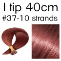 Color 37 40cm I tip Indian remy human hair (10 strands in a bundle)