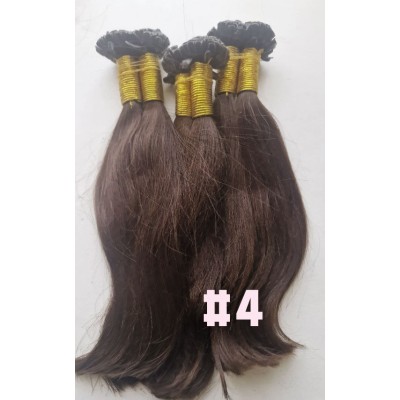 Color 4 30cm U tip Indian remy human hair (10 strands)