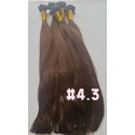 Color 4 50cm U tip Indian remy human hair (10 strands)