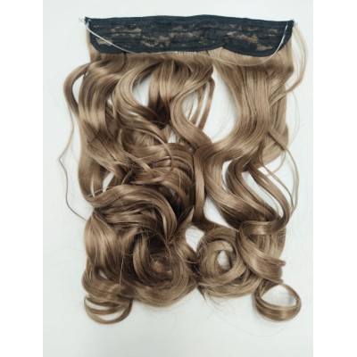 *18M22 Wavy, Easy flip XXL Synthetic halo hair extensions 60cm