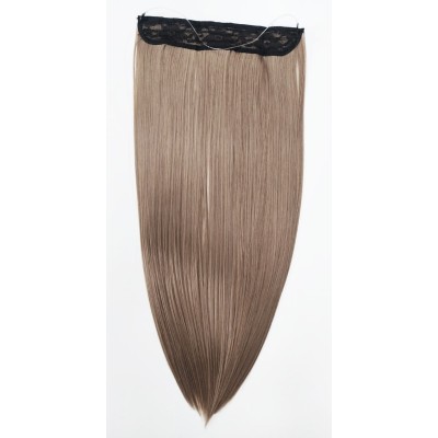 *18M22 Straight, Easy flip XXL Synthetic halo hair extensions 60cm