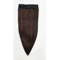 *2-30 Straight, Easy flip XXL Synthetic halo hair extensions 60cm