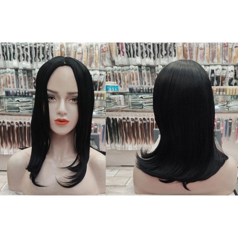 Belinda mid length middle parting wig syntheitc hair