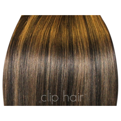 Color 2-27 30cm 10pc 120g High quality Virgin Indian remy clip in hair
