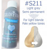 500ml Colortone S211 Light grey toner for light blonde hair（semi permanent type)