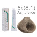 8C (8.1) ash blonde Colorton professional (made in Italy) 100ml +100ml 20 vol developer