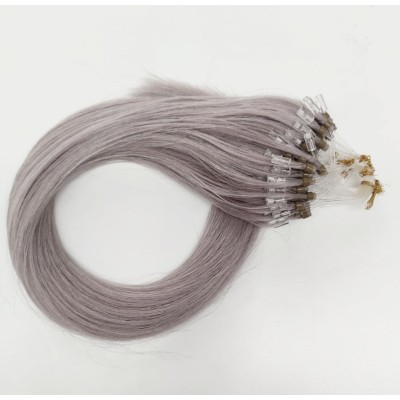 Color 9.11 Supreme blonde 55cm 100pc micro loop 100% Virgin European human hair