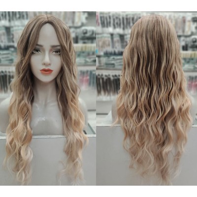 ombre beige wig by Emmor-synthetic hair (WMDZ200-1)