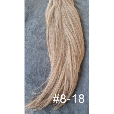 Color 8-18 50cm 110g XXL 100% Indian remy velcro ponytail