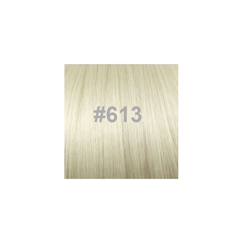 Color 613 40cm 60g volumiser 100% Indian remy one piece clip in hair