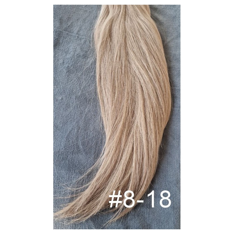 Color 8-18 40cm 60g volumiser 100% Indian remy one piece clip in hair