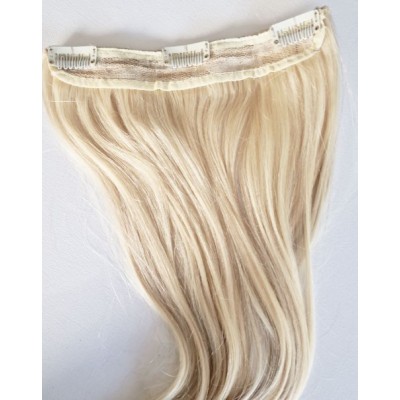 Color 613 50cm 60g volumiser 100% Indian remy one piece clip in hair