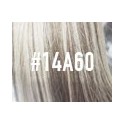 Color 14A60 60cm one piece 120g High quality Indian remy clip in hair