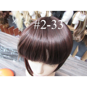 2-33 Warm brown mix bob cut wig Synthetic hair