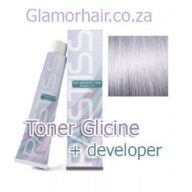 Glicine (Wisteria) Nouvelle Pastiss semi permanent color silvering (lilac base) toner + 60ml 5vol developer