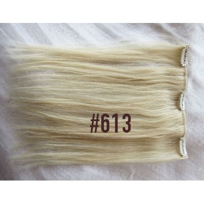 Color 613 35cm 60g volumiser 100% Indian remy one piece clip in hair