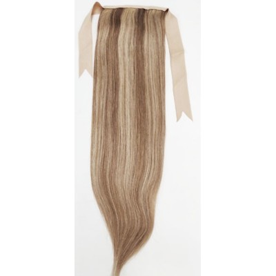 Color 14-22 50cm XXL 100% Indian remy human hair tie on ponytail