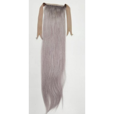 Color 10.11 40cm Basic 100% silky straight Indian human hair tie on ponytail